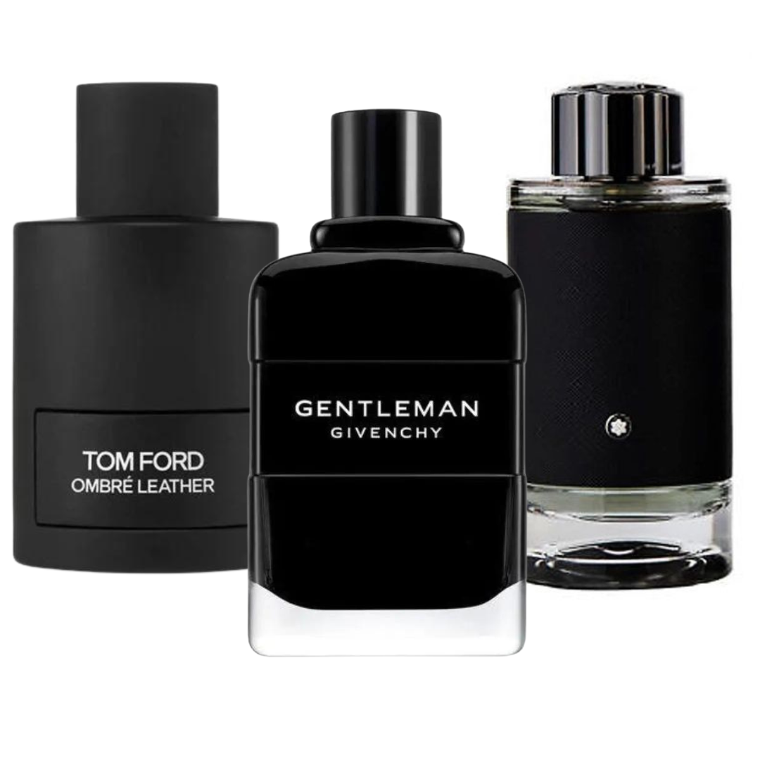 3 Parfums Tom Ford Ombre Leathe, Givenchy Gentleman, Montblanc Explorer 100ml (Eau de Parfum) Pour hommes