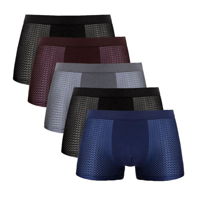 Kit 10 Boxers en Fibre de Bambou Box Hero - Achetez 5 et recevez-en 10